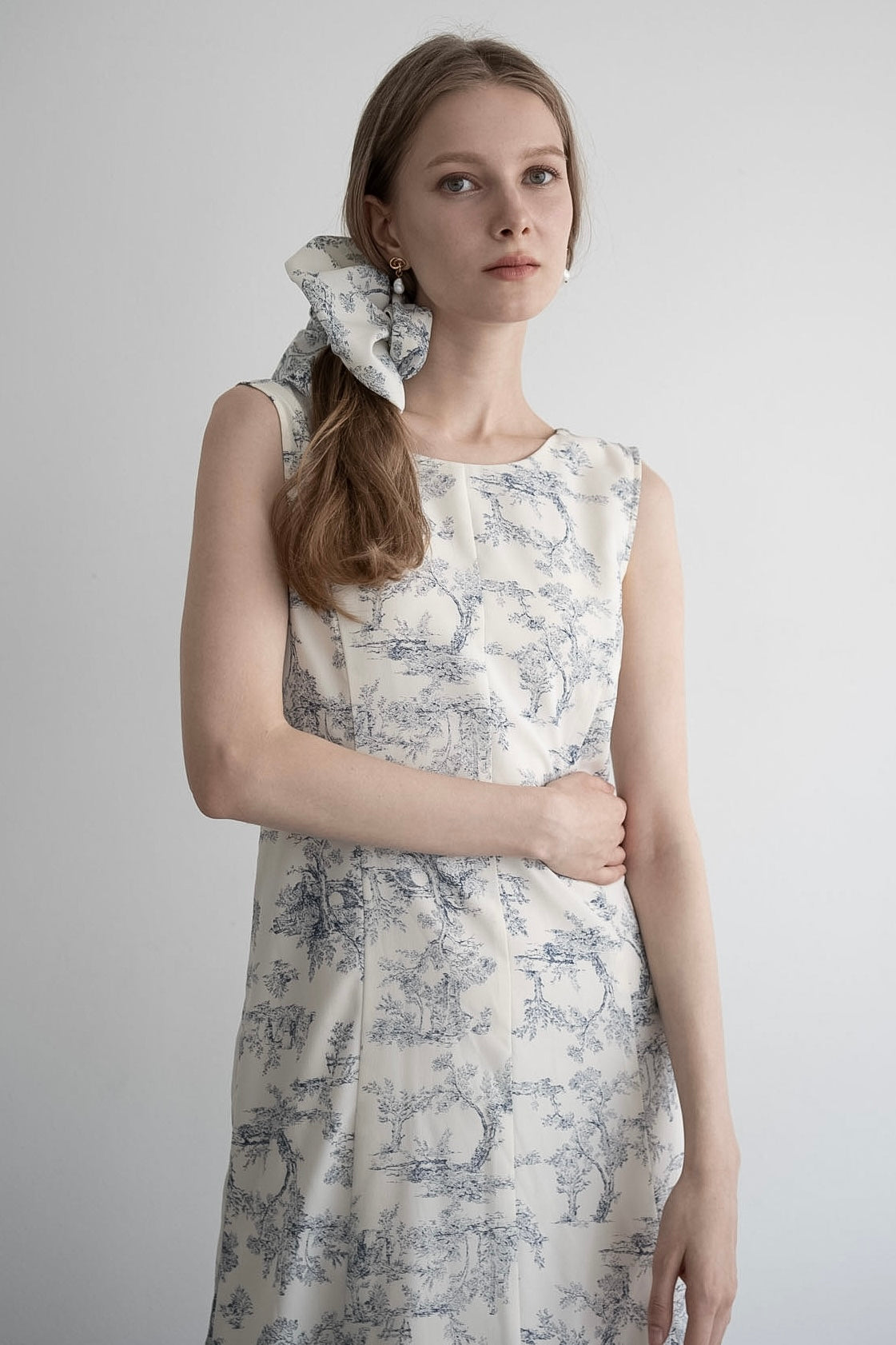 botanical balloon one-piece