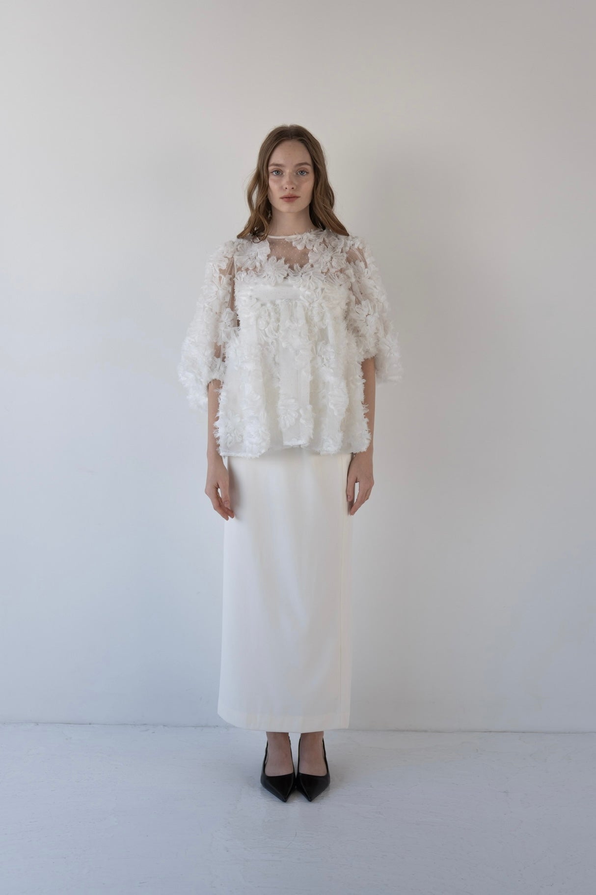 flower peplum blouse