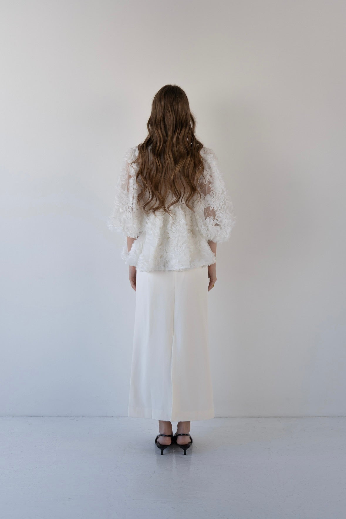 flower peplum blouse