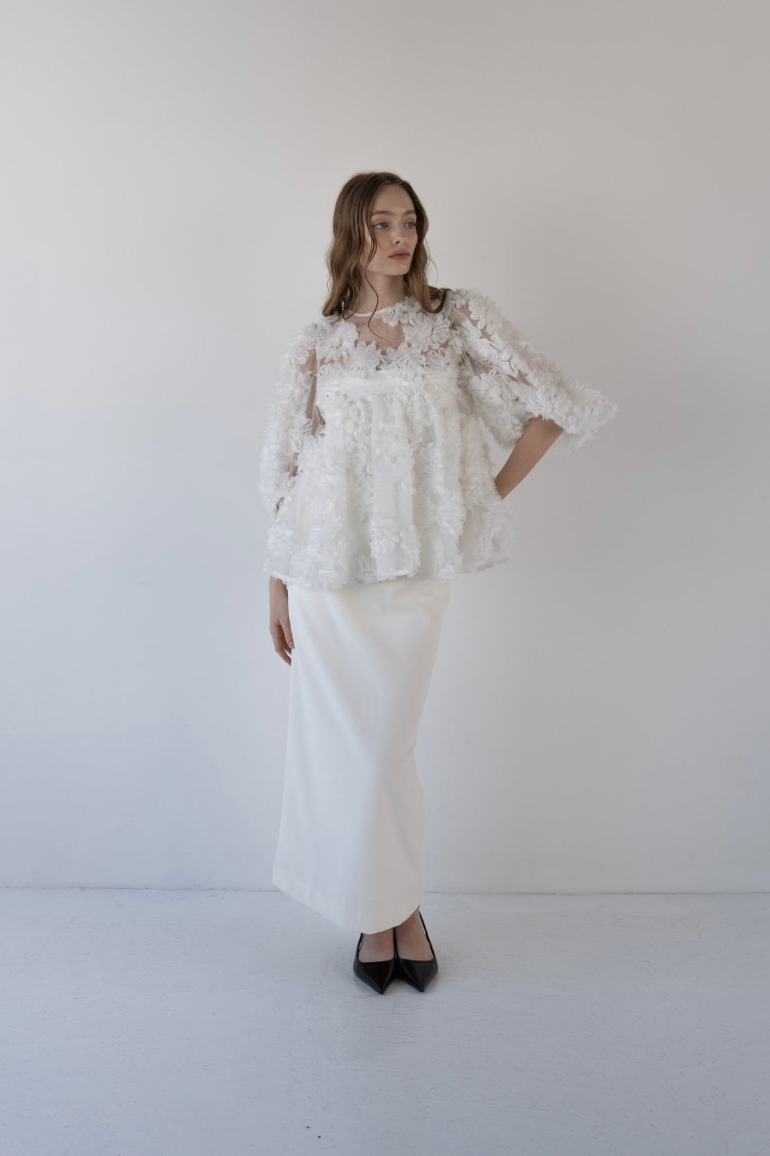 flower peplum blouse