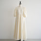 puff sleeve flare one-piece