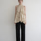 flower lace gather tops