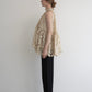 flower lace gather tops