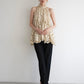 flower lace gather tops