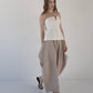 cocoon tuck pants