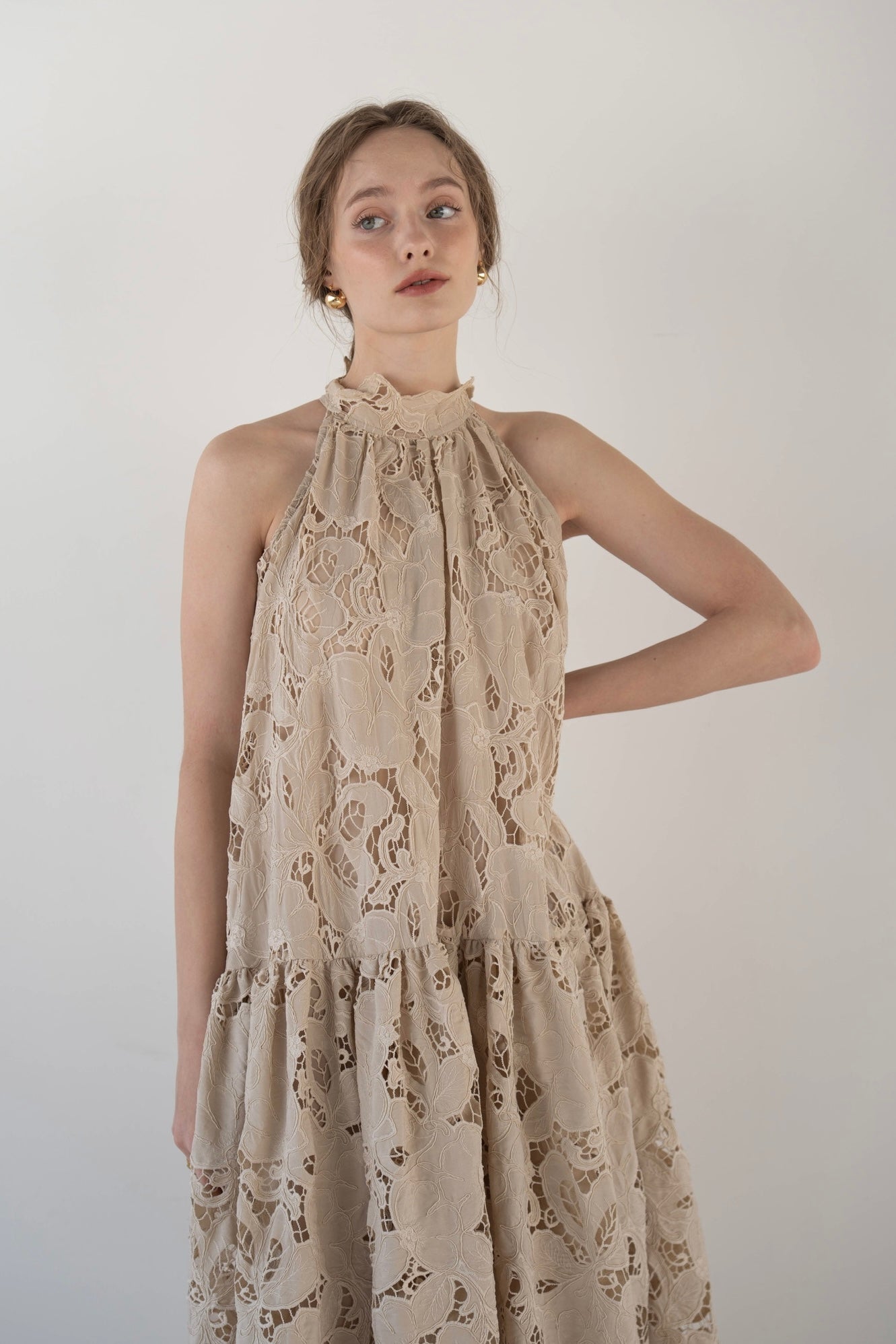 flower lace dress