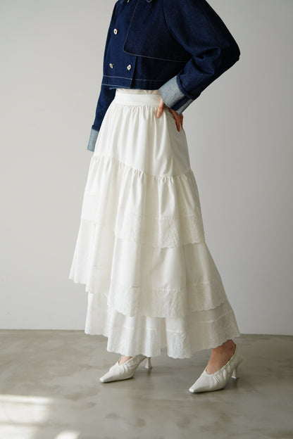 tiered volume skirt