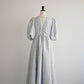 puff sleeve flare one-piece