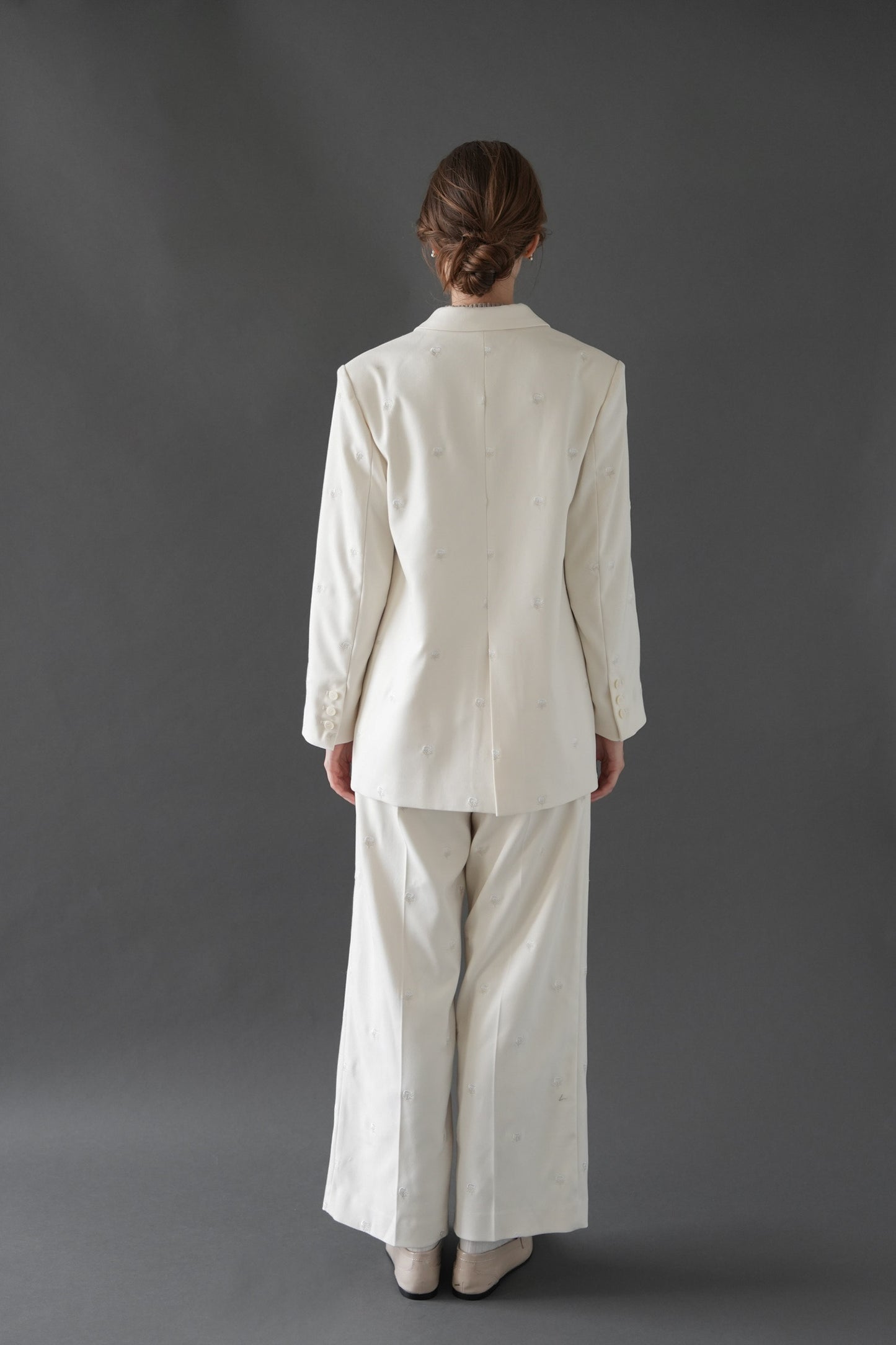 embroidery tailored jacket