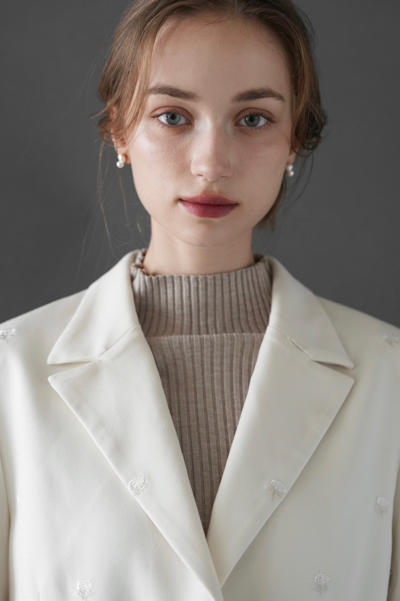 embroidery tailored jacket