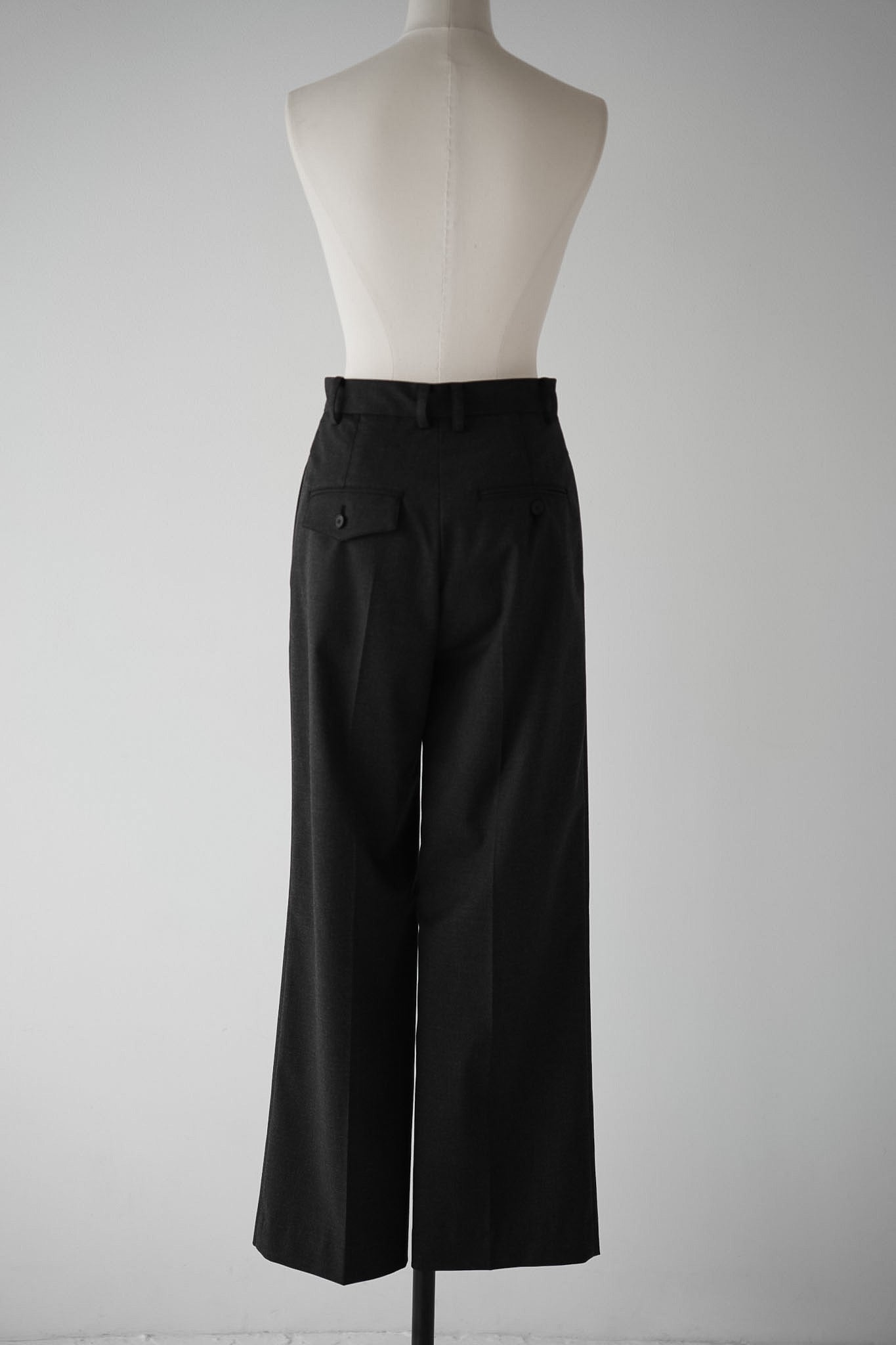 mannish tuck slacks