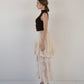layered lace skirt