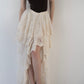 layered lace skirt