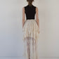 layered lace skirt