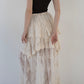 layered lace skirt