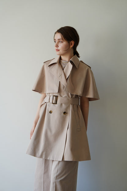 trench cape coat