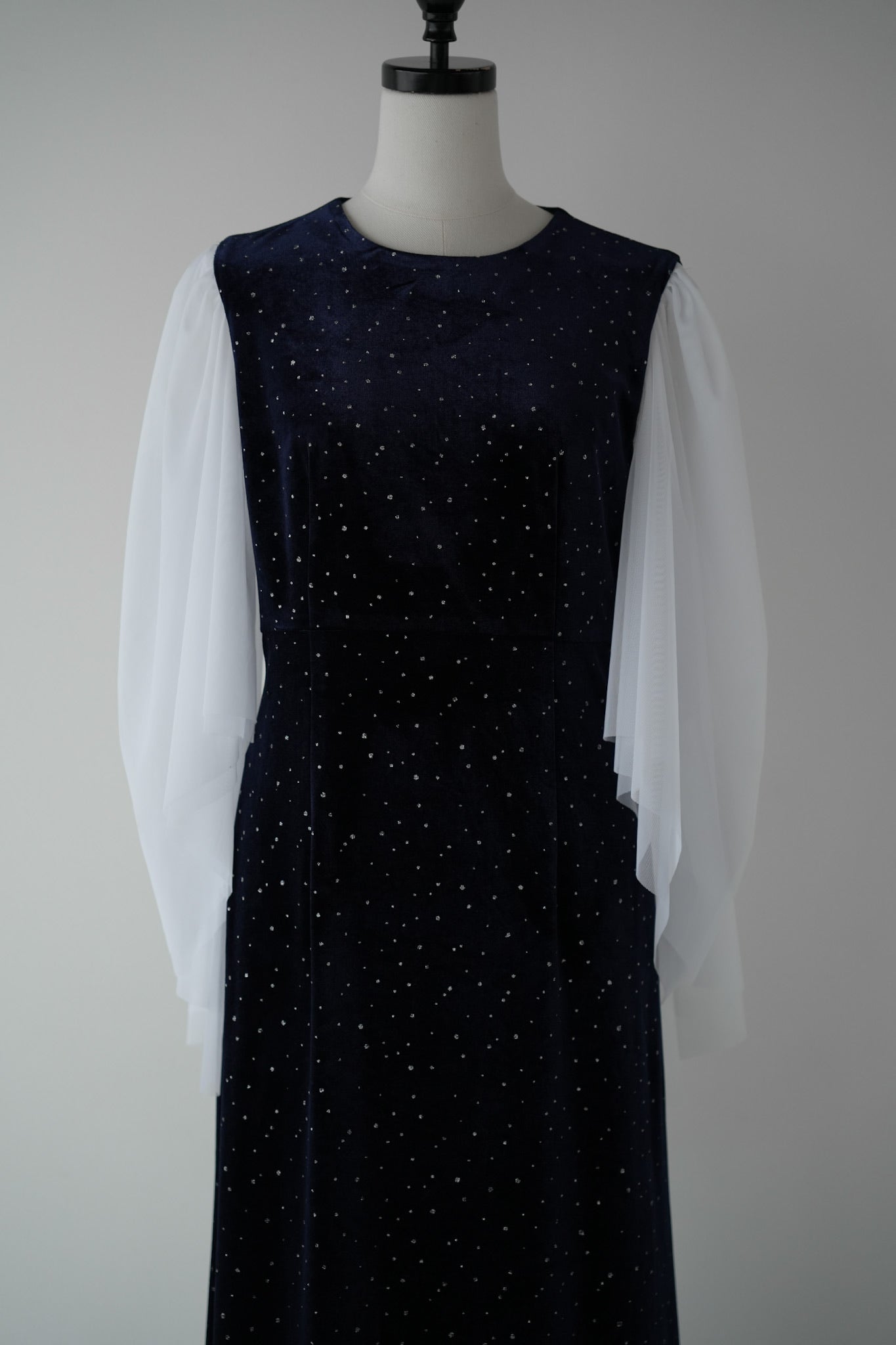 velour dot long dress – Acka online store
