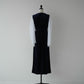 velour dot long dress