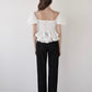volume peplum tops