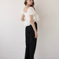 volume peplum tops