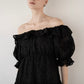 frill collar tiered one-piece