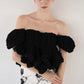 volume peplum tops