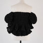 volume peplum tops