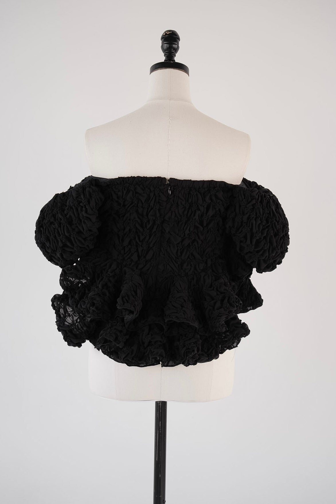 volume peplum tops