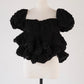 volume peplum tops
