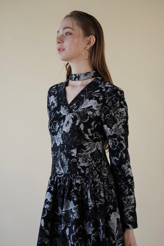 classic flocky dress