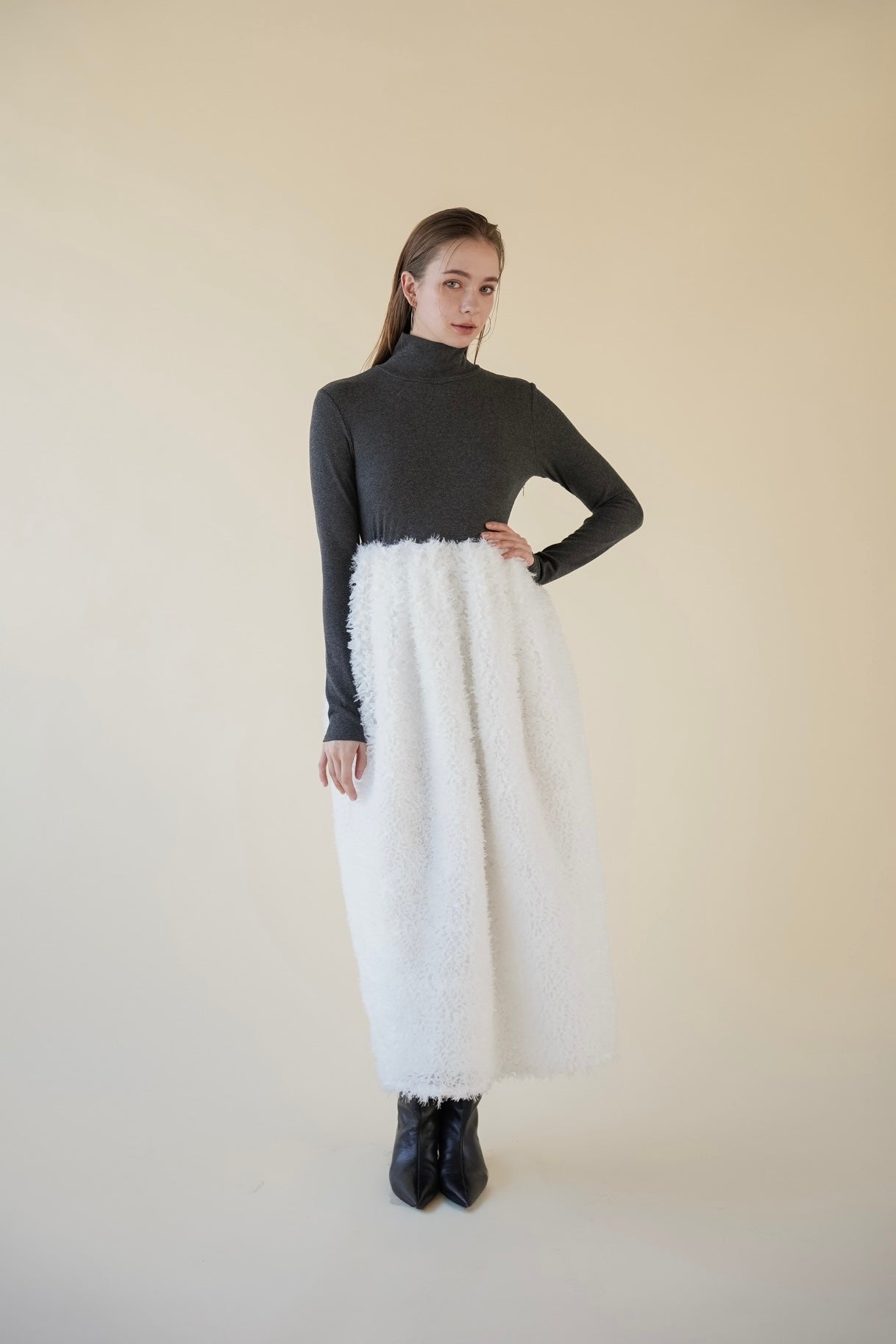 tulle form one-piece