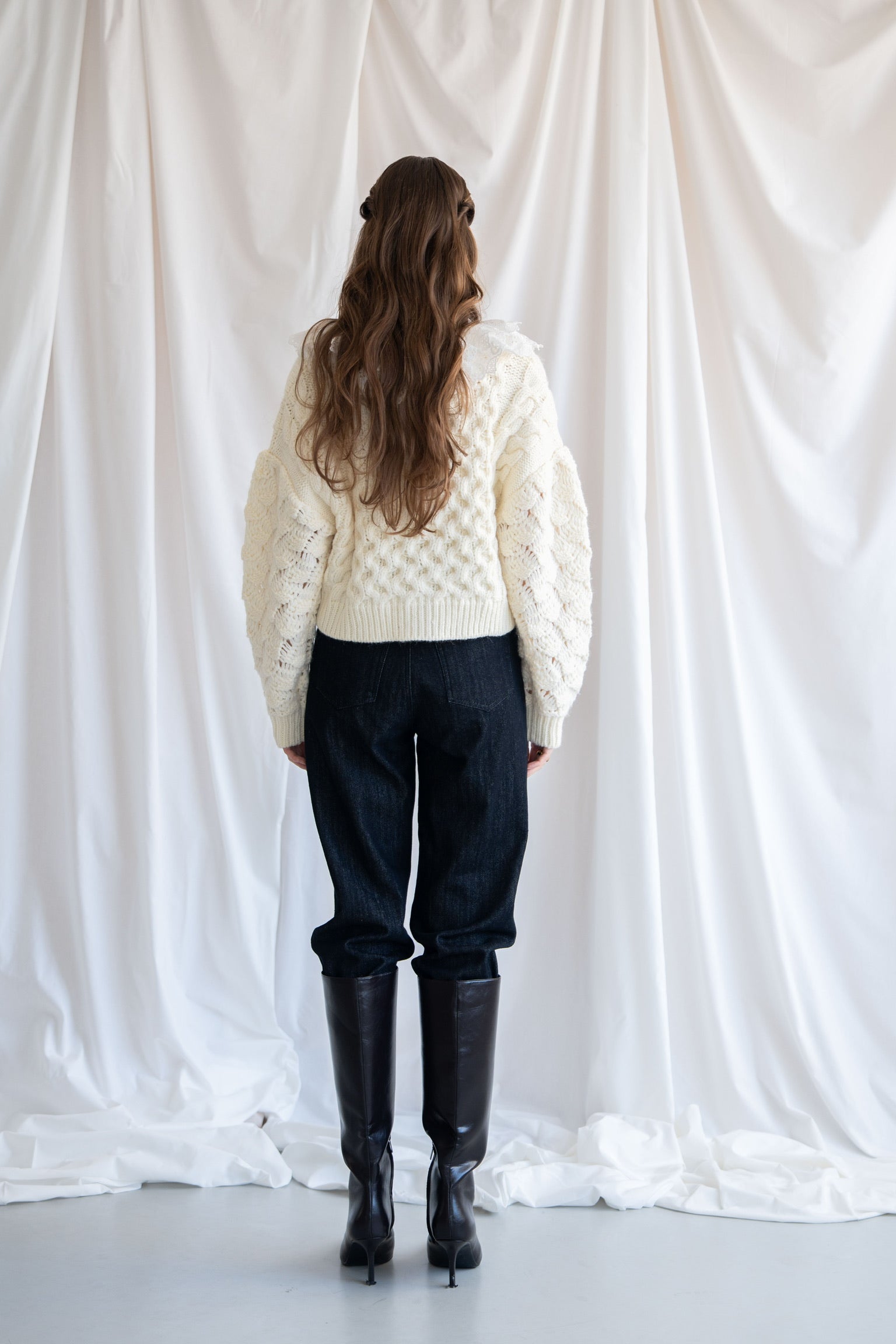 double lace cable knit – Acka online store