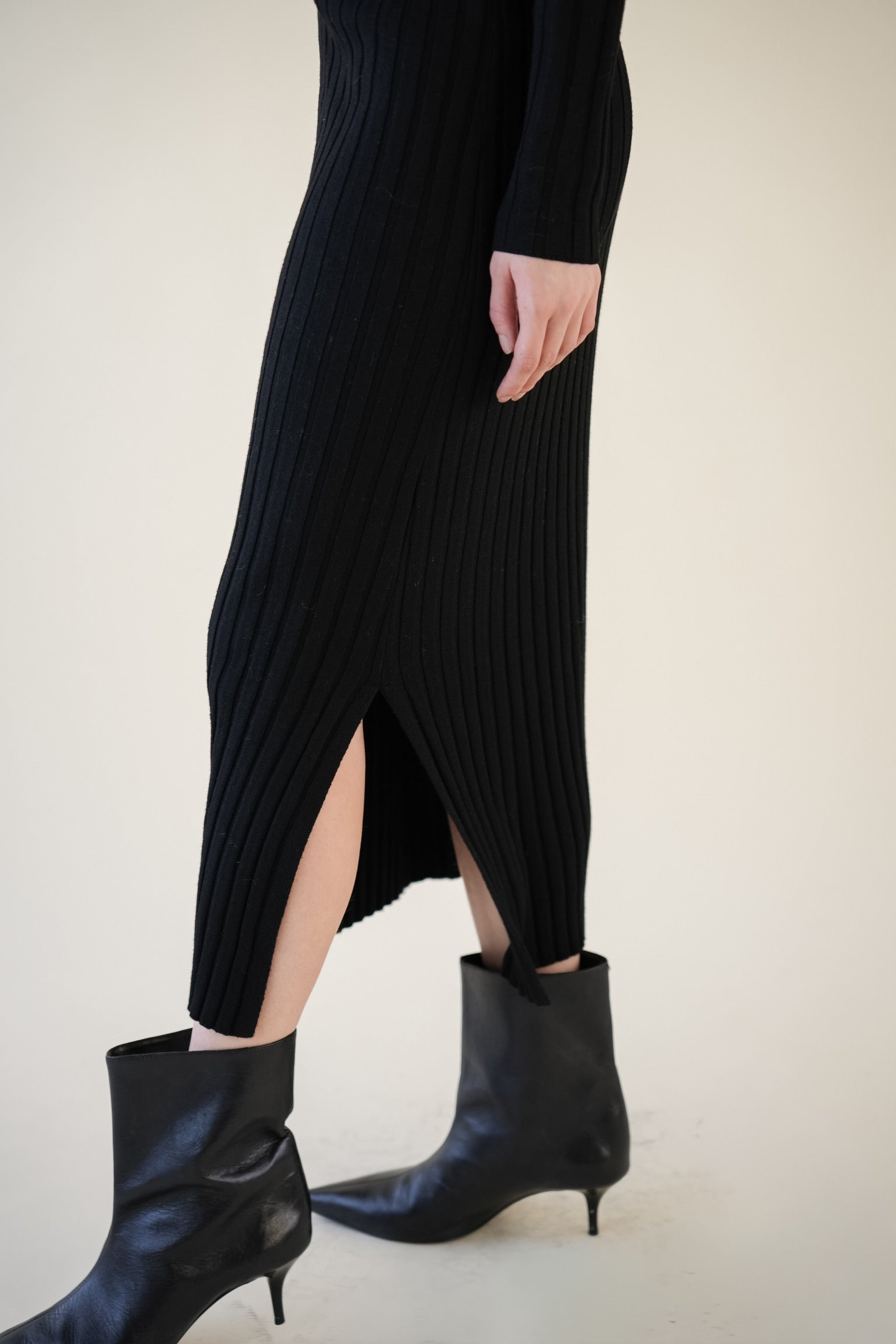 lace collar knit one-piece – Acka online store