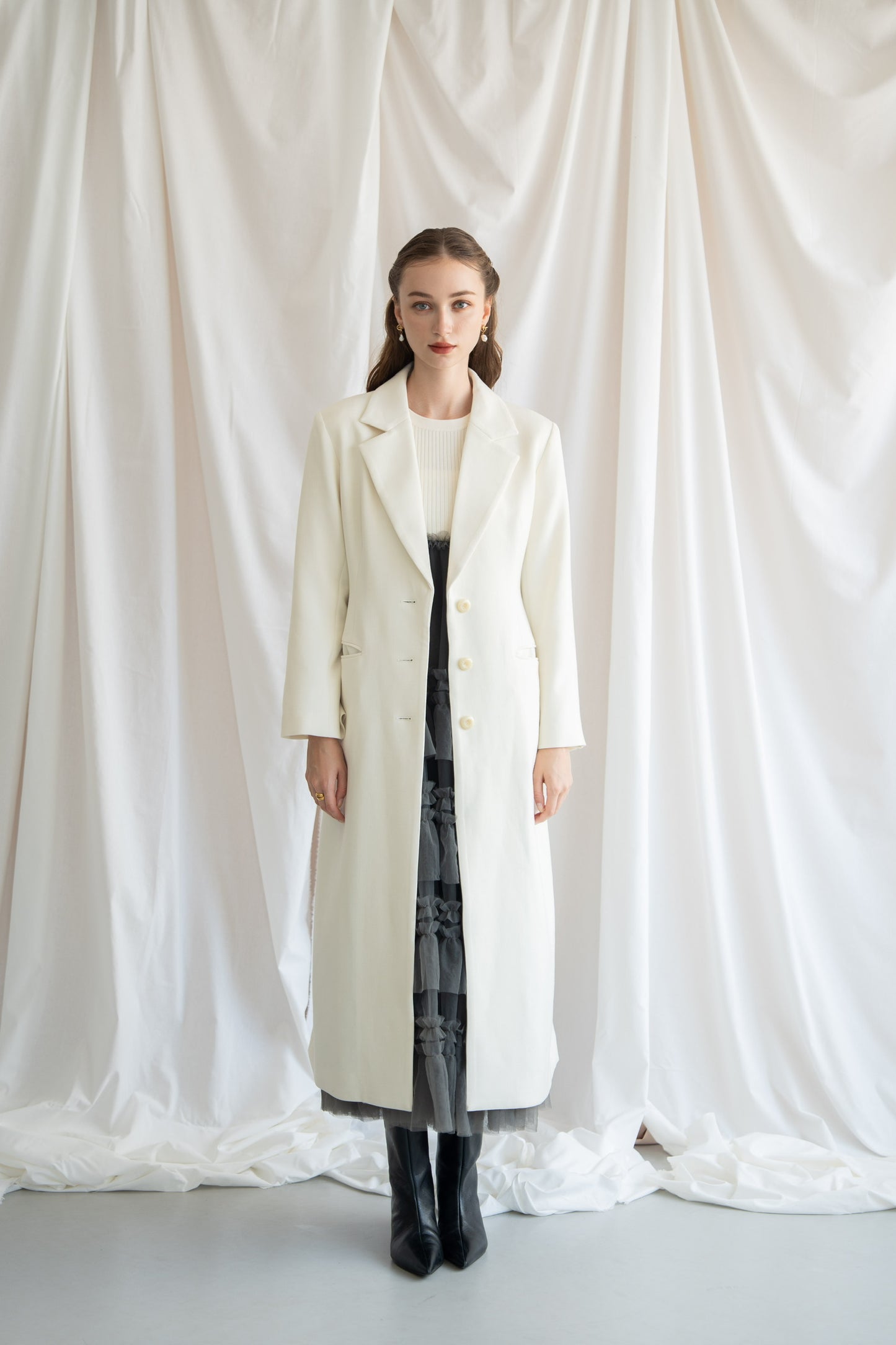 tailored long coat