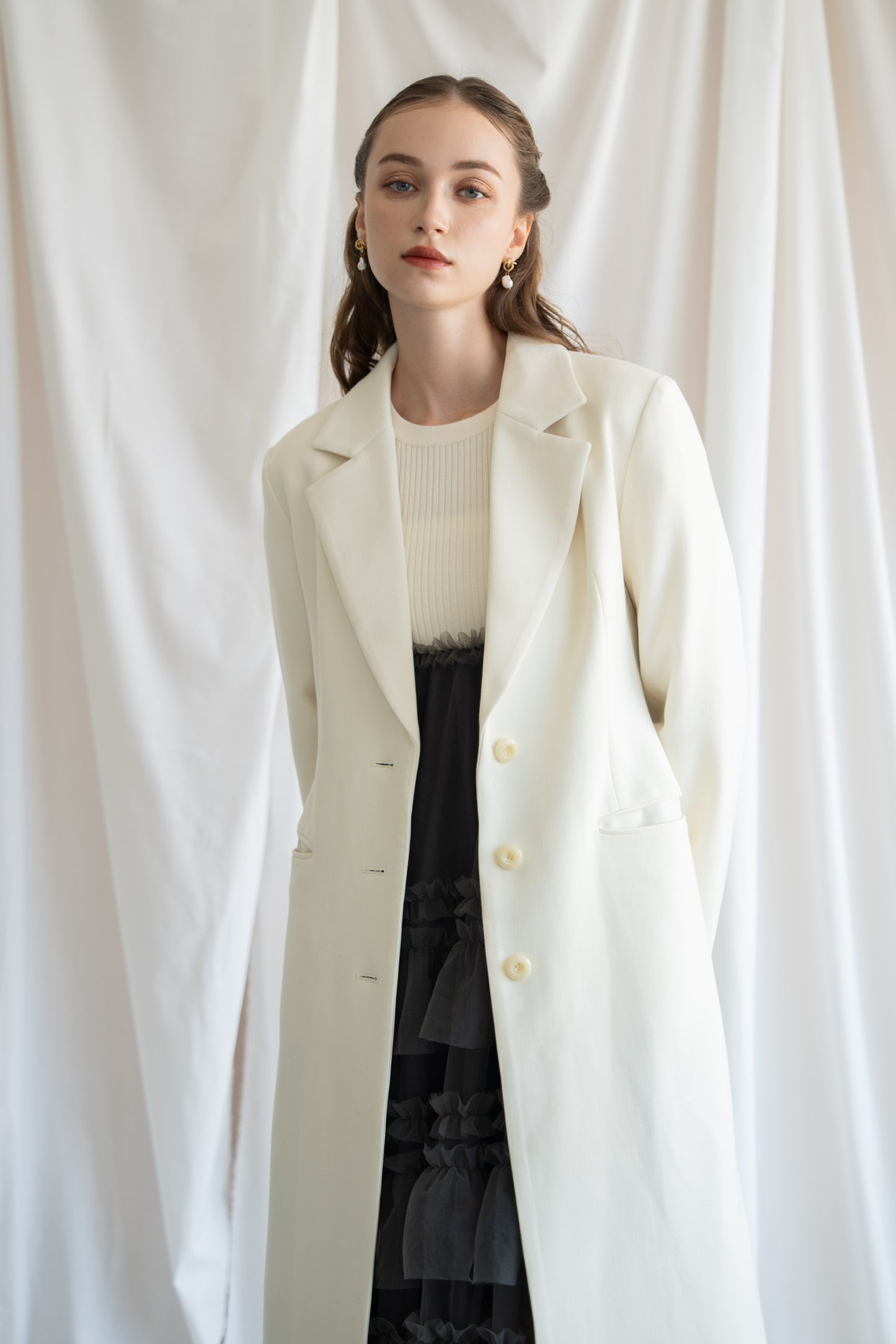 tailored long coat
