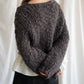 frill hand knit cardigan