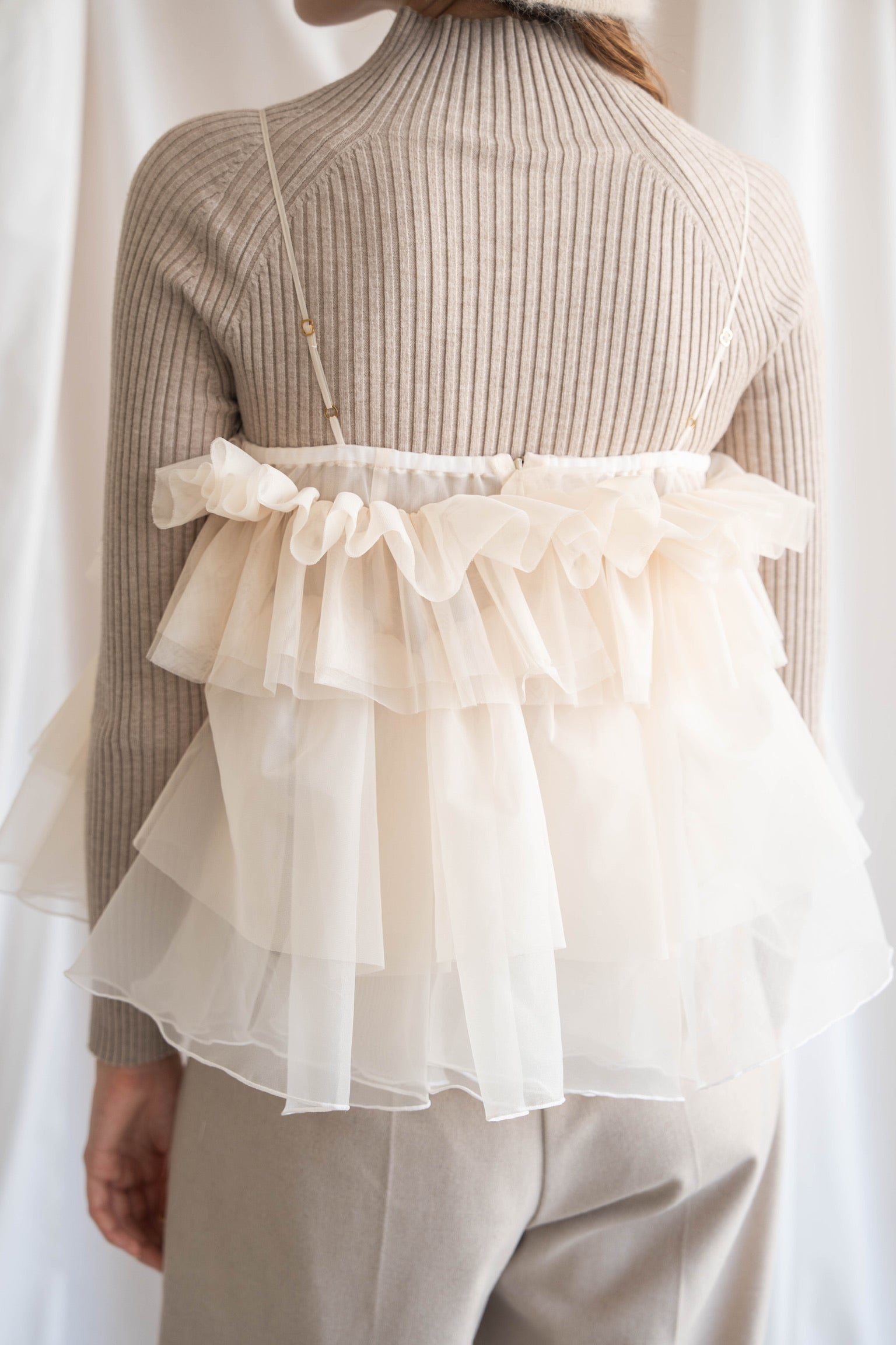 peplum tulle bustier – Acka online store