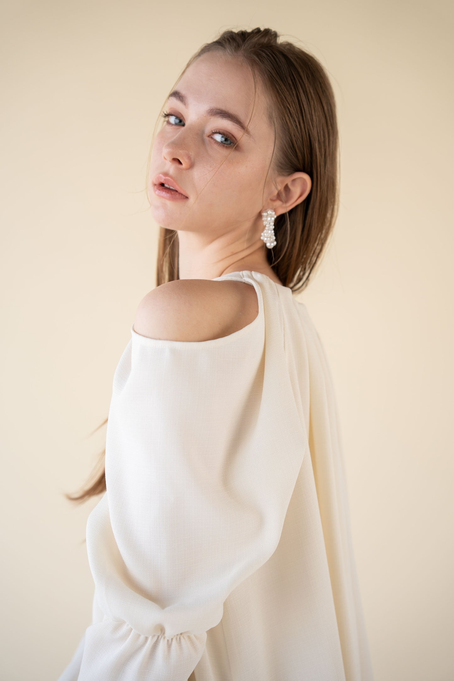 long drape one-piece