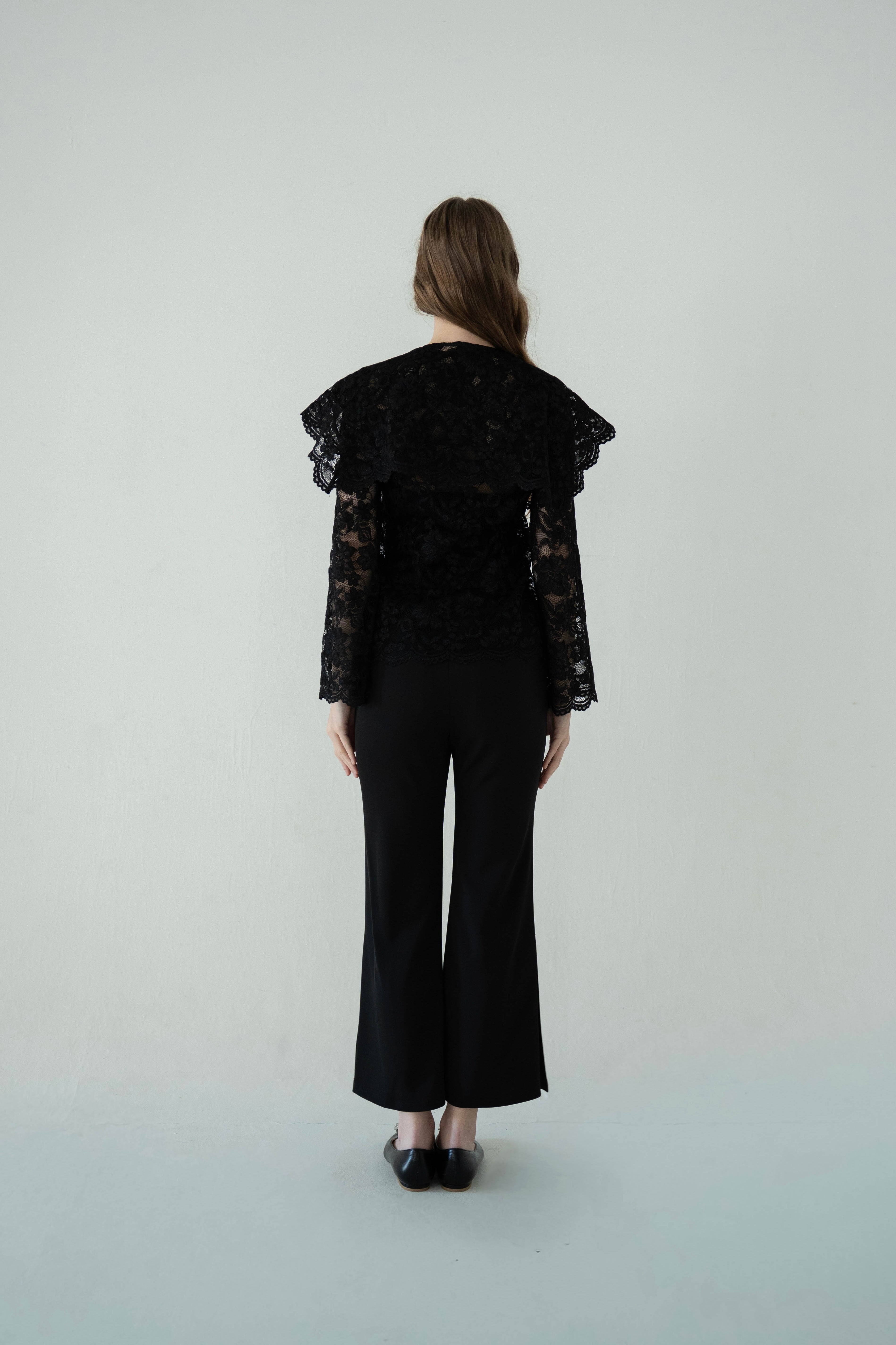 lace cape flare blouse – Acka online store