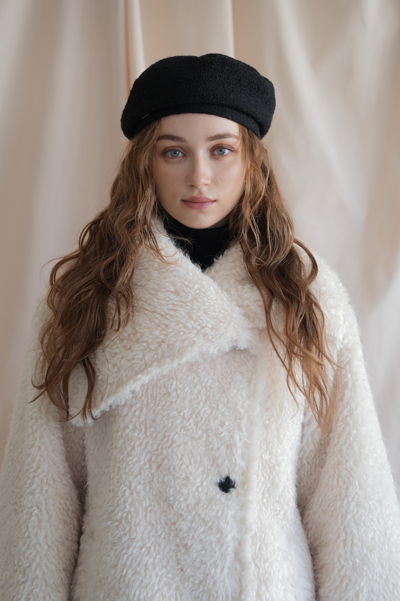 新品未使用‼️Acka layered collar boa coat サイズ２ layered collar boa coat – Acka online store