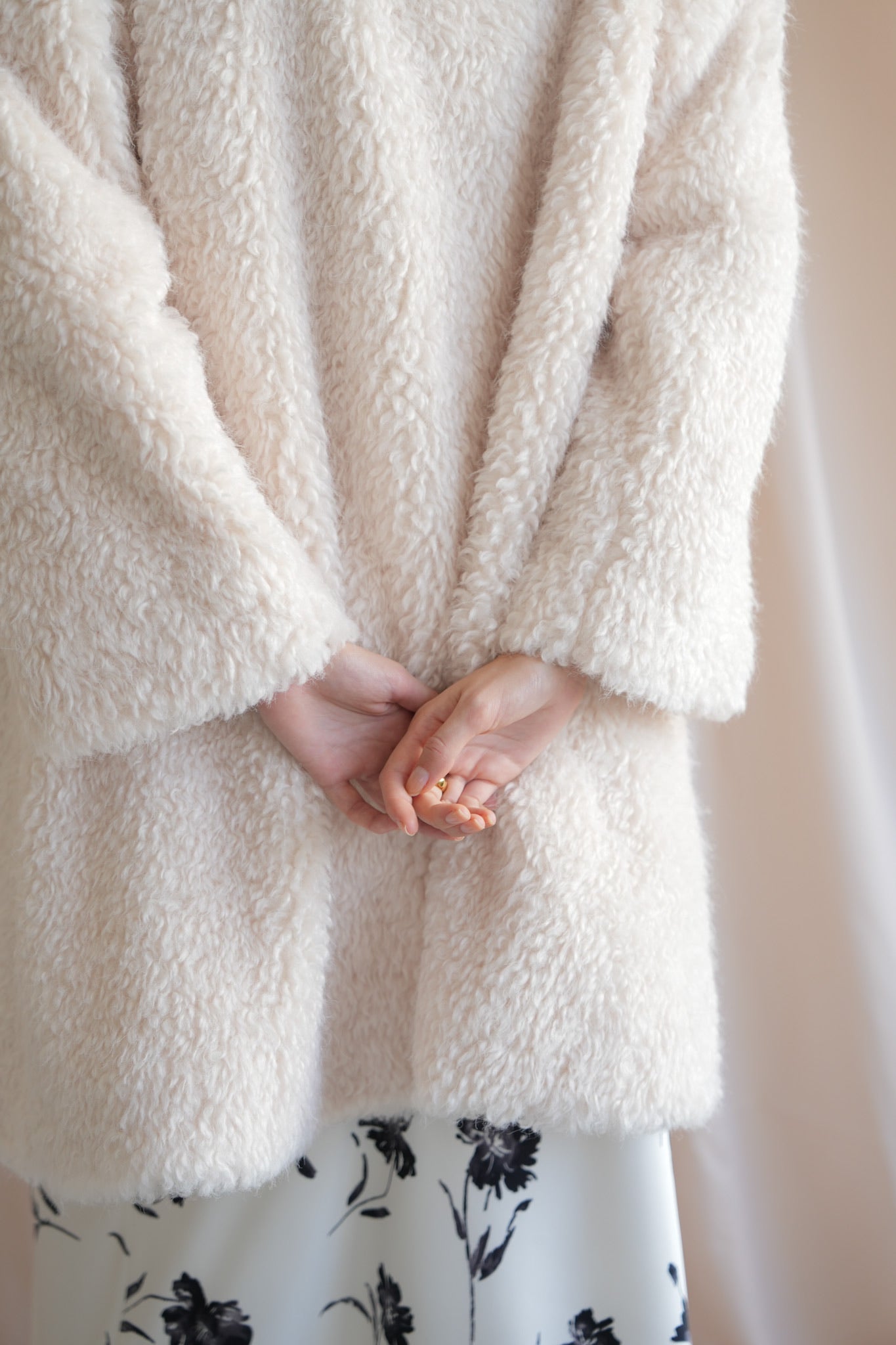 新品未使用‼️Acka layered collar boa coat サイズ２ layered collar boa coat – Acka online store