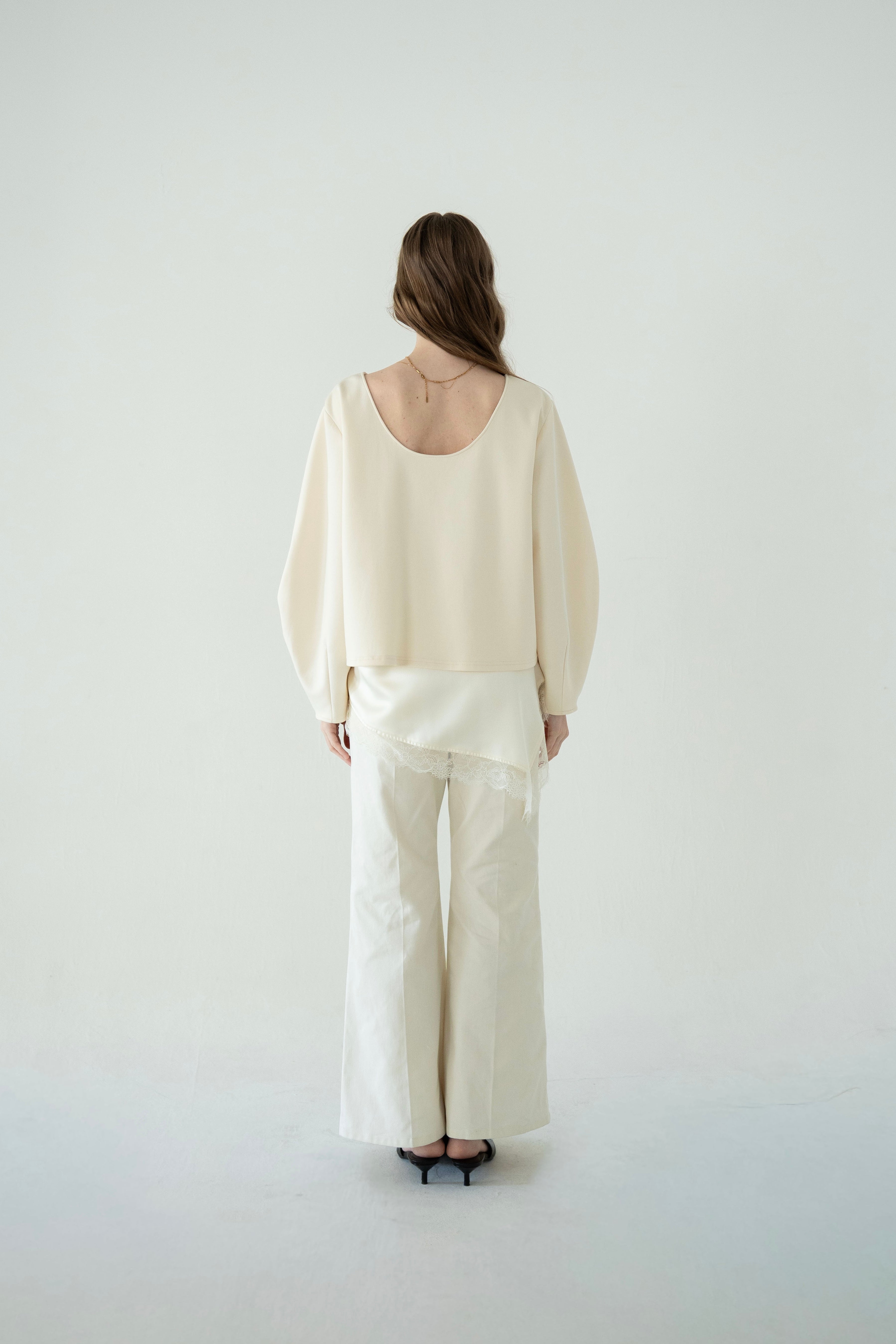 lace hem layered tops – Acka online store