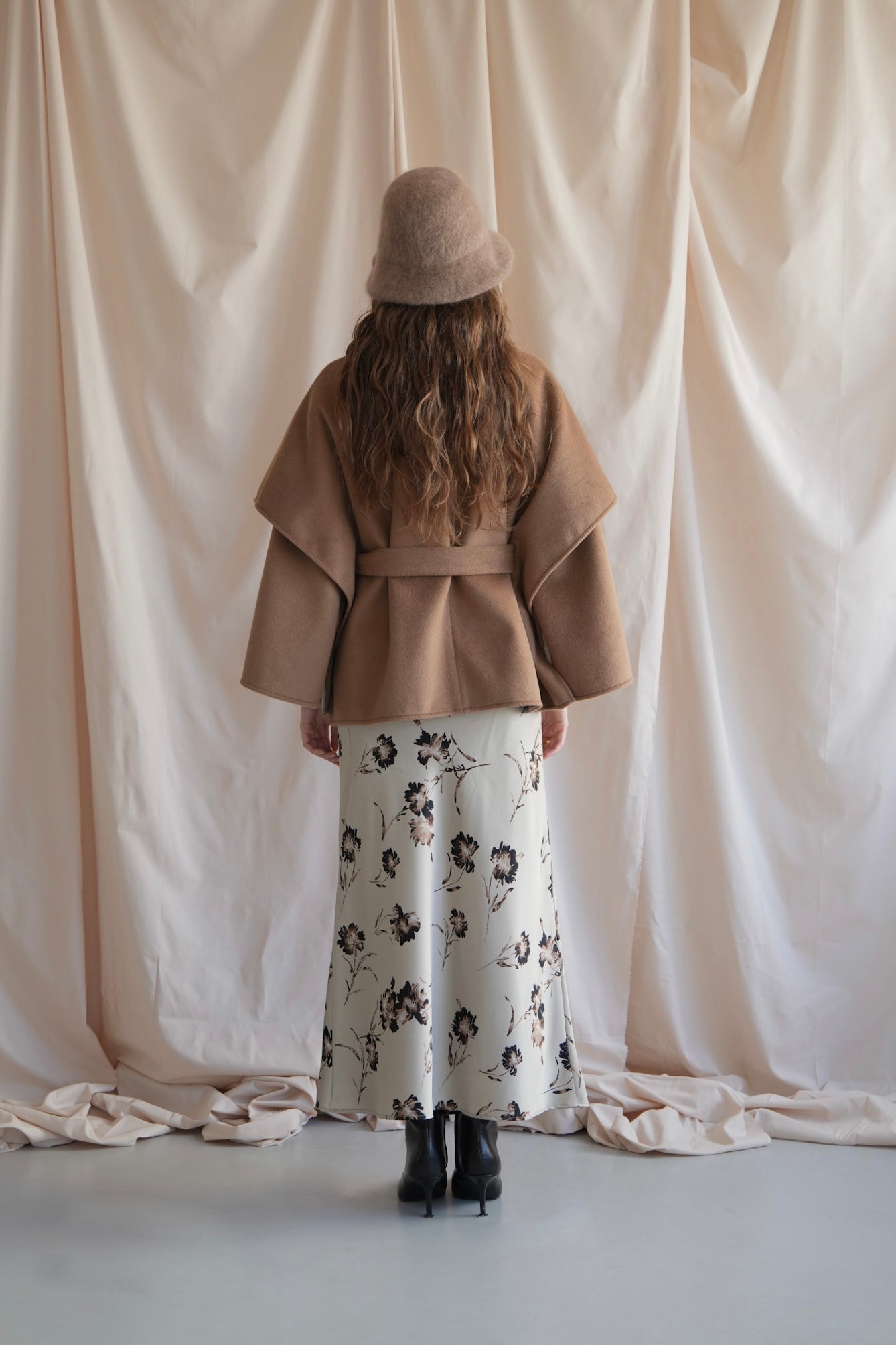 flare cape coat – Acka online store