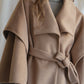 flare cape coat