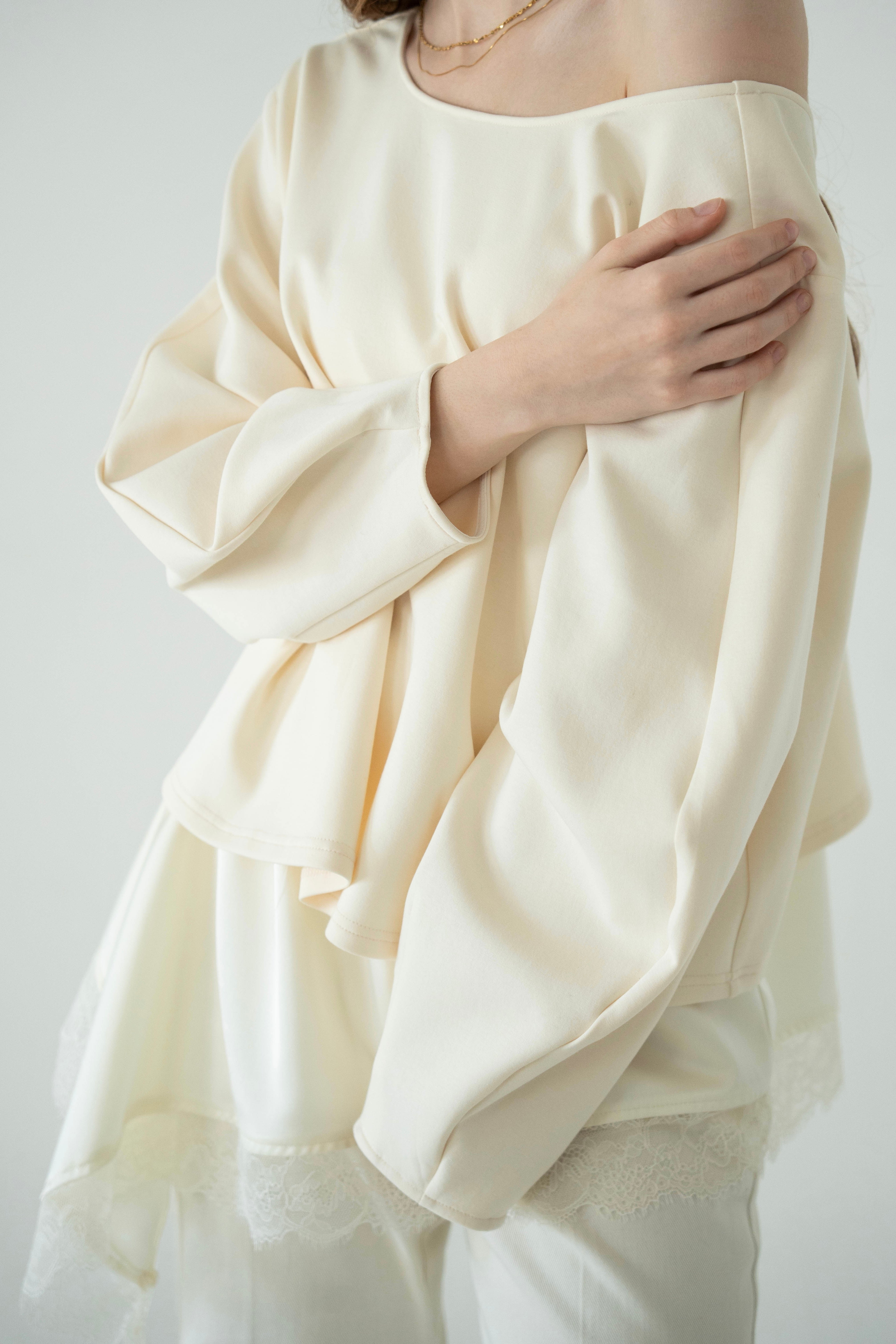 lace hem layered tops – Acka online store