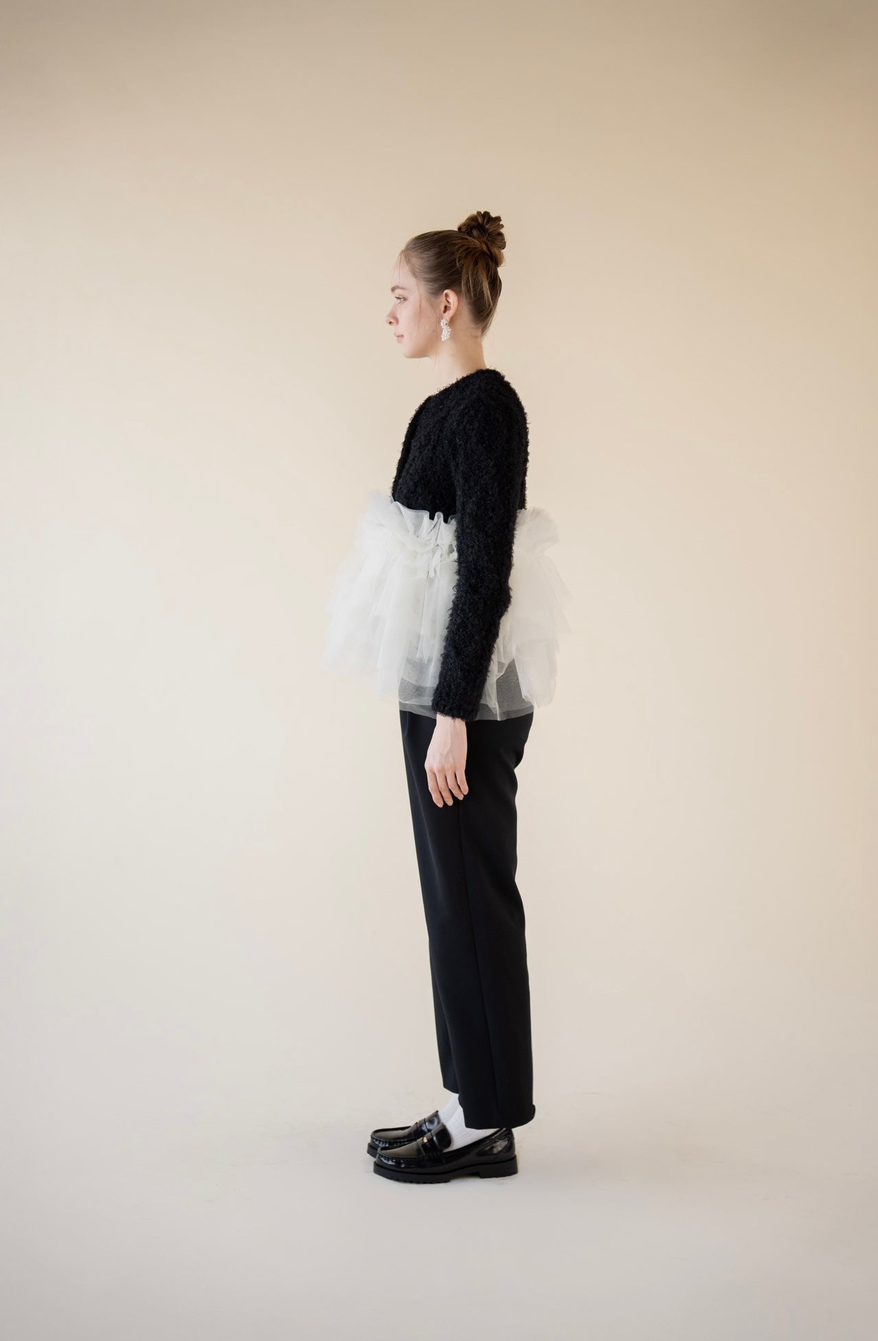 tulle peplum knit – Acka online store