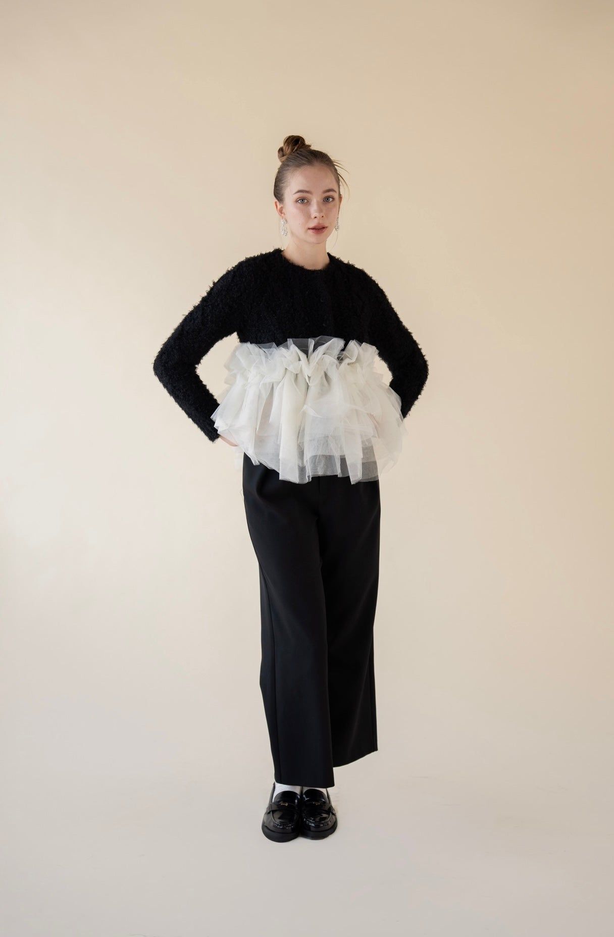tulle peplum knit – Acka online store