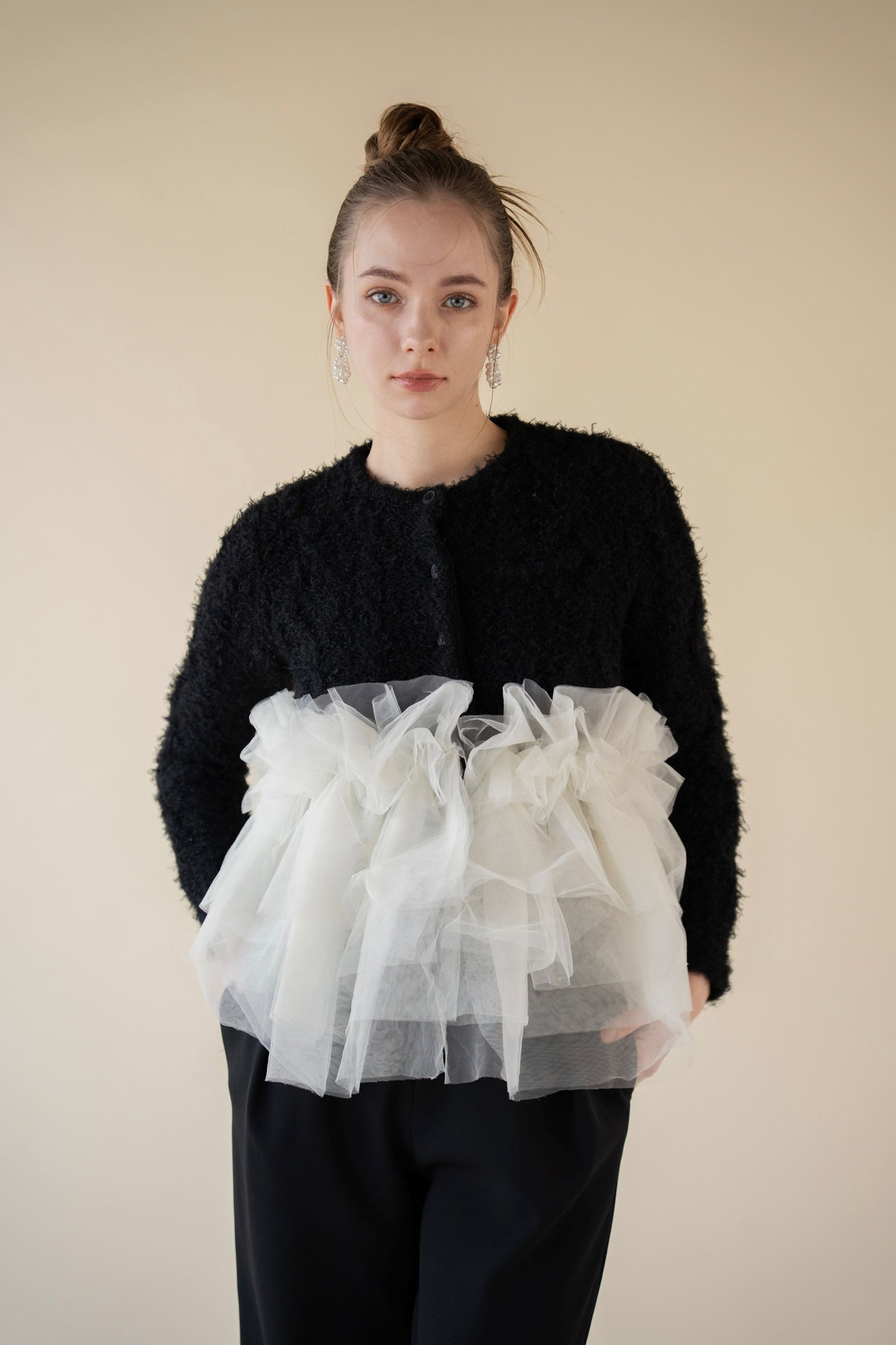 tulle peplum knit – Acka online store