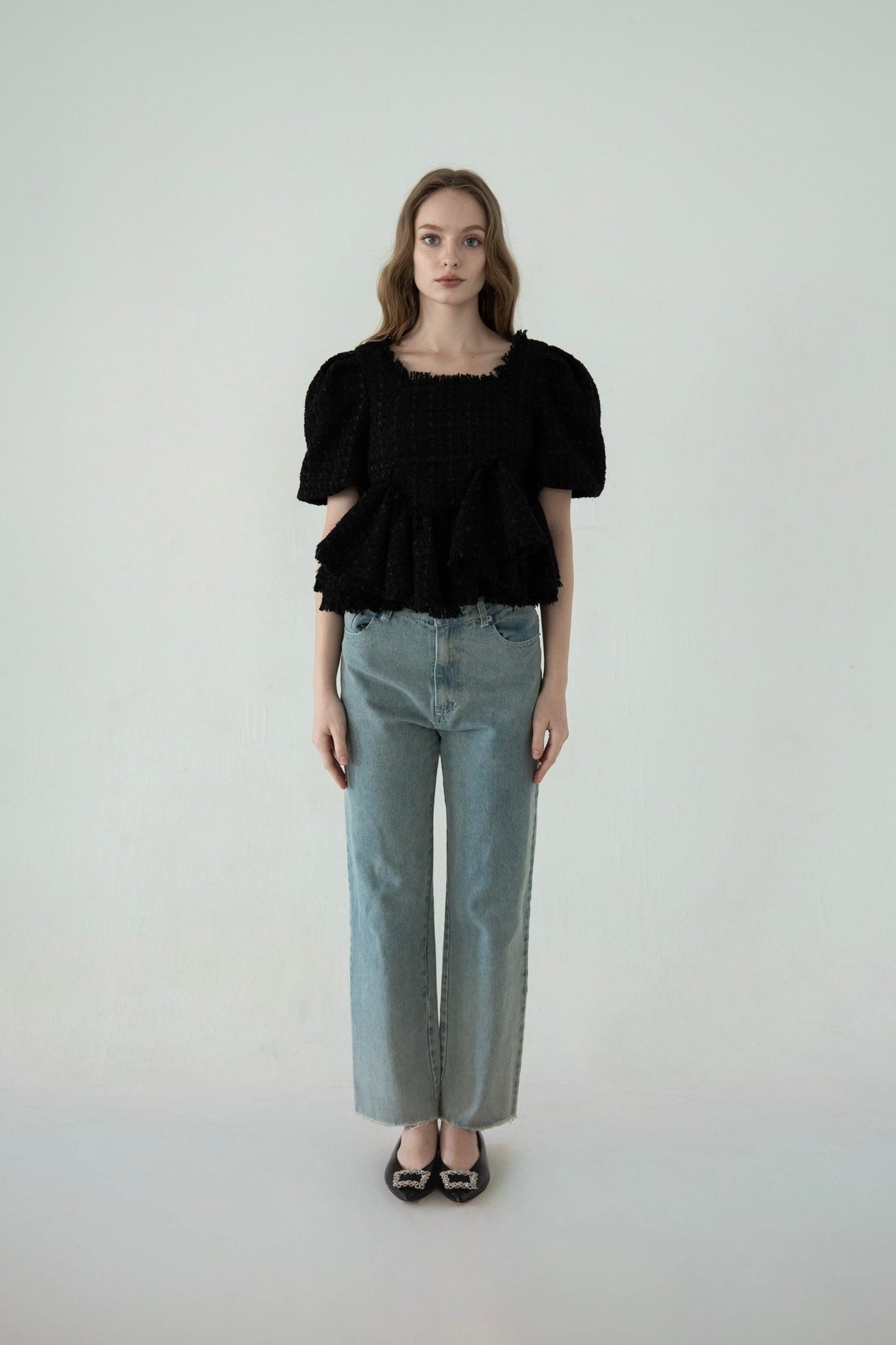 tweed peplum tops – Acka online store