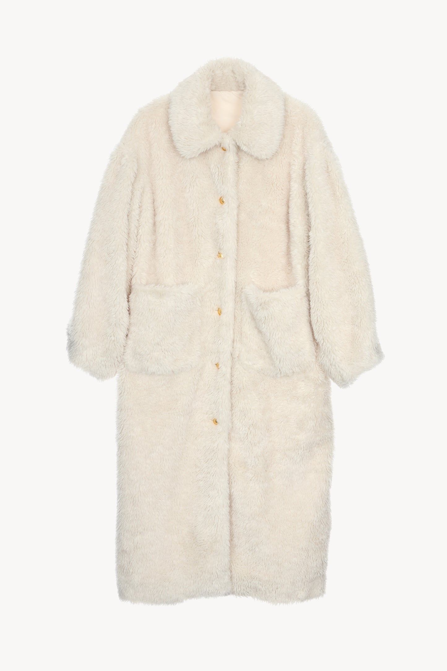soft boa long coat